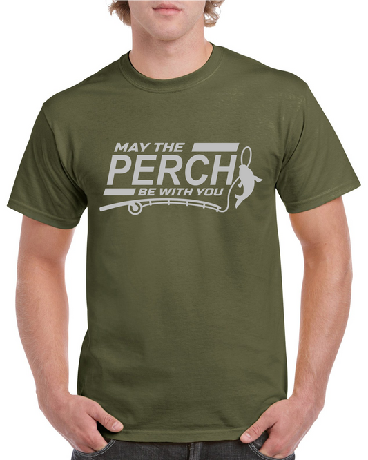 May The Perch Be With You Fishing T-Shirt