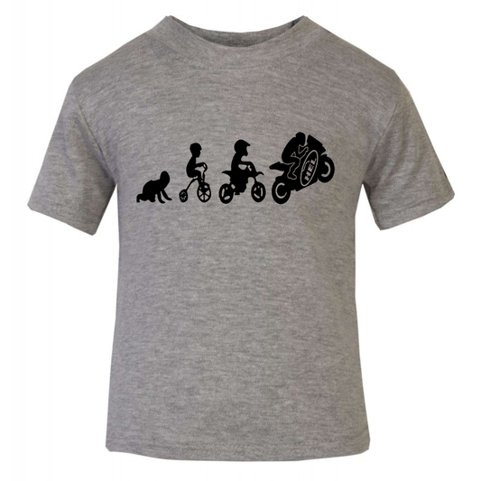 Baby & Toddler Motorcycle Evolution Short Sleeve T-Shirt