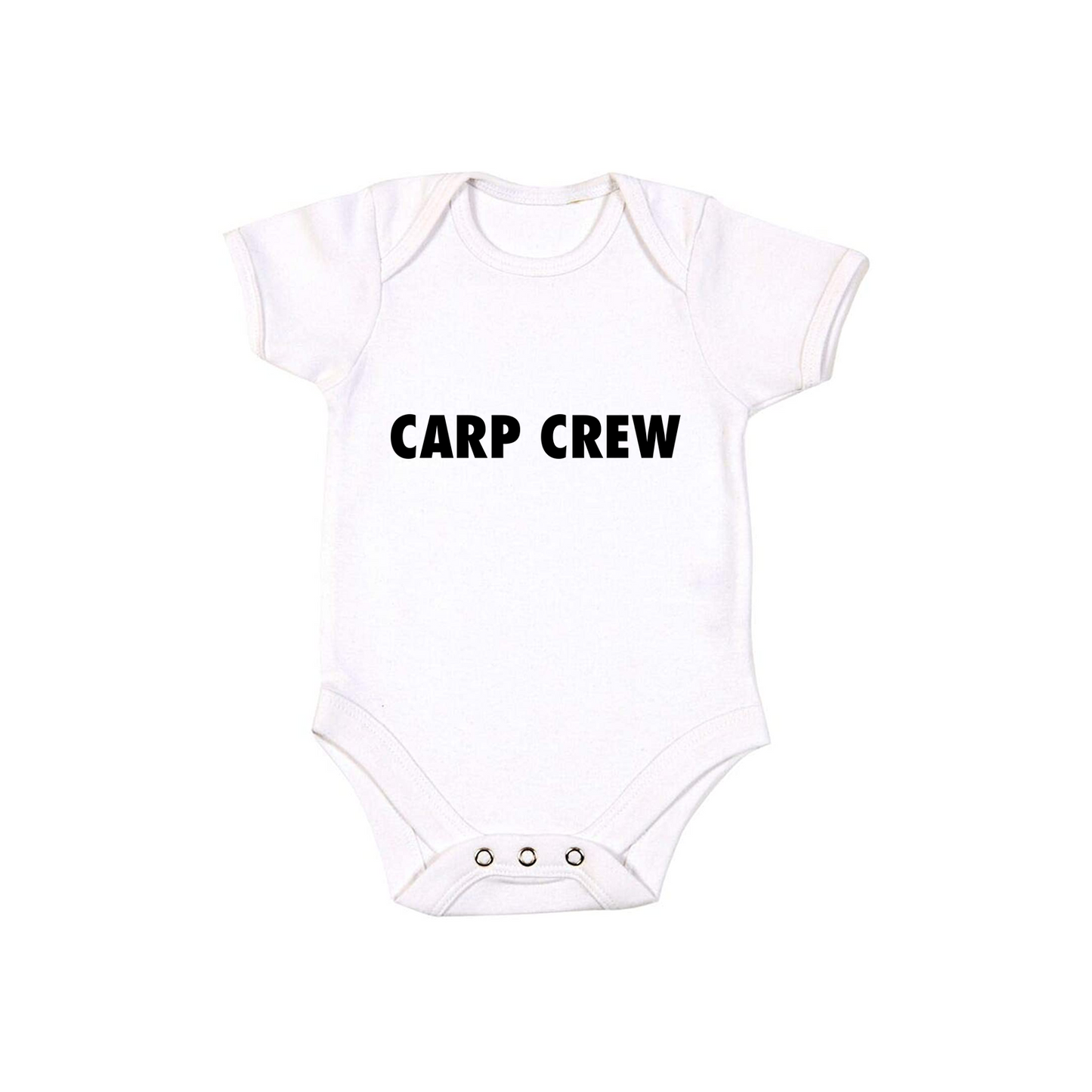 Baby Bodysuit Vest With Carp Crew Text