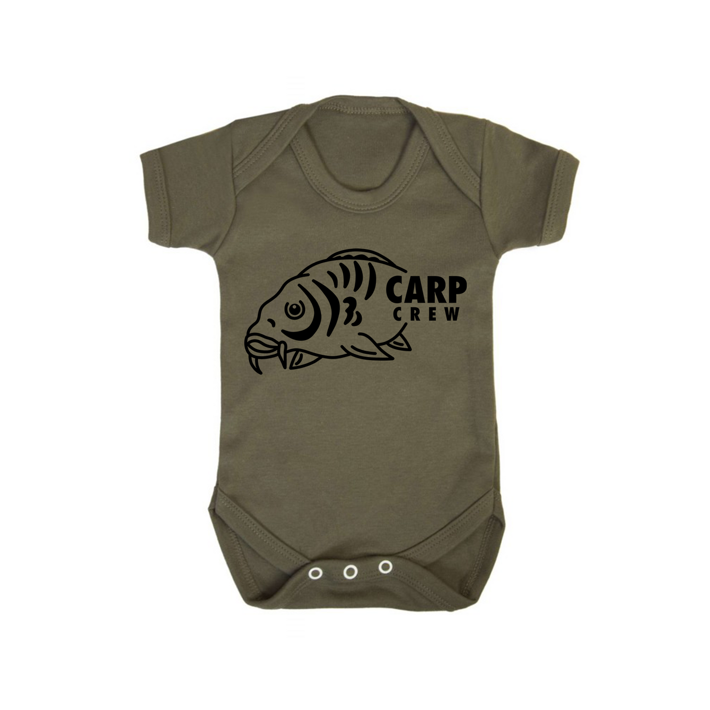 Baby Bodysuit Vest With Carp Crew Fish