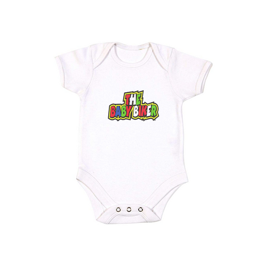 Baby Bodysuit Vest With Colourful Decal - The Baby Biker