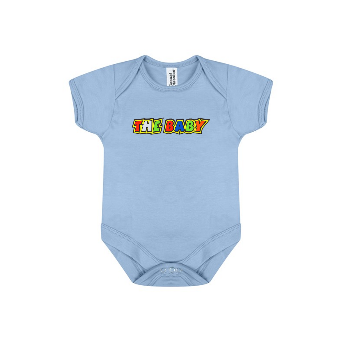 Baby Bodysuit Vest With Colourful Decal - The Baby