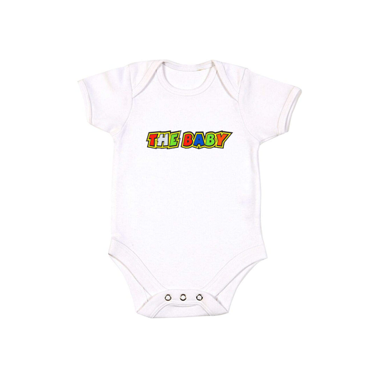 Baby Bodysuit Vest With Colourful Decal - The Baby