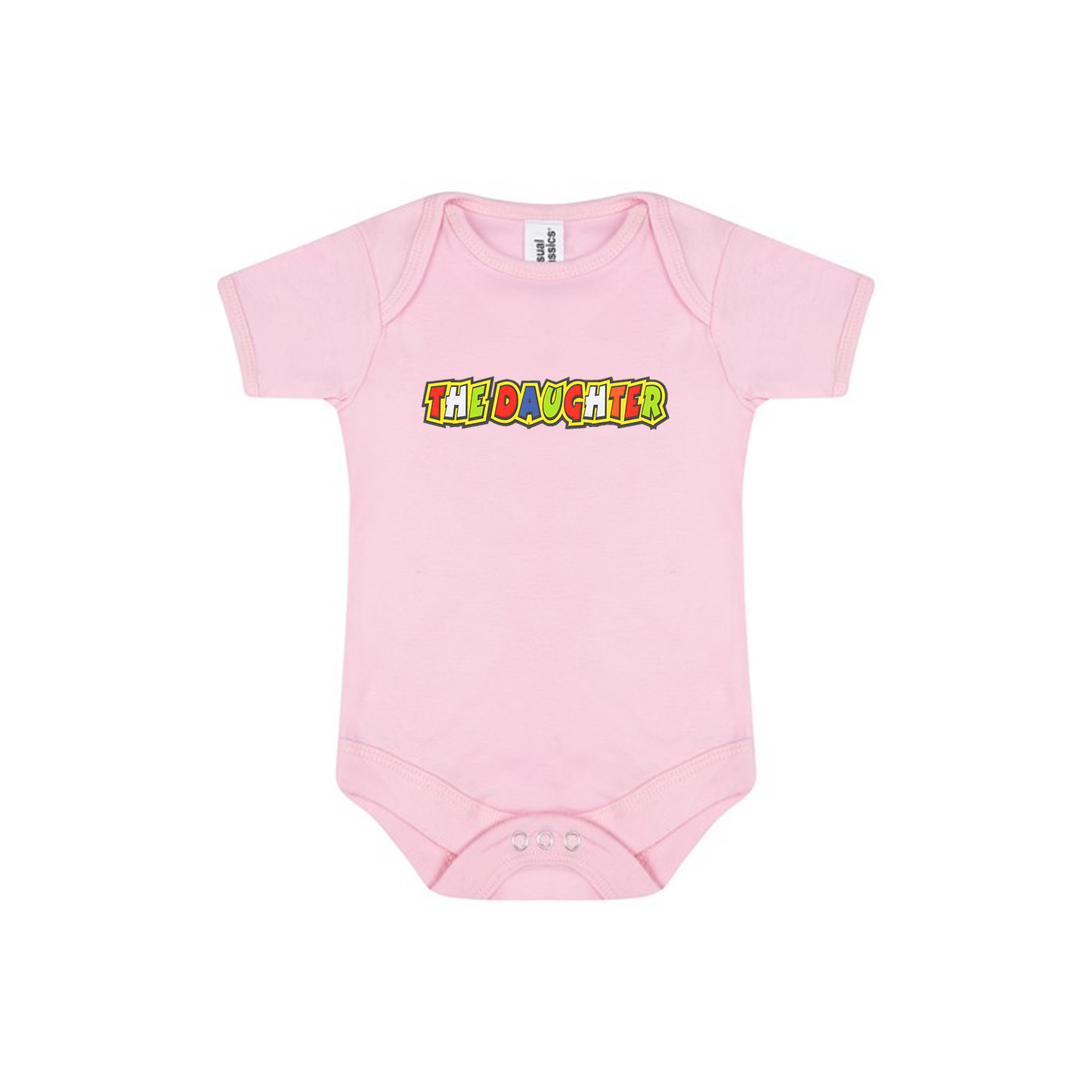 Baby Bodysuit Vest With Colourful Decal - The Daughter