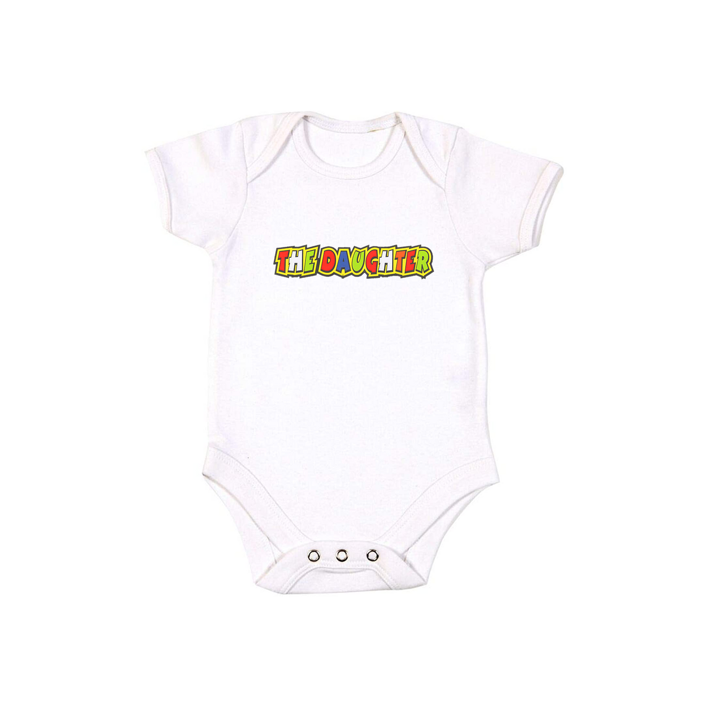 Baby Bodysuit Vest With Colourful Decal - The Daughter