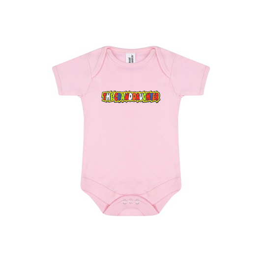 Baby Bodysuit Vest With Colourful Decal - The Granddaughter