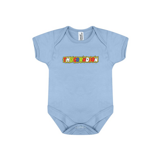 Baby Bodysuit Vest With Colourful Decal - The Grandson