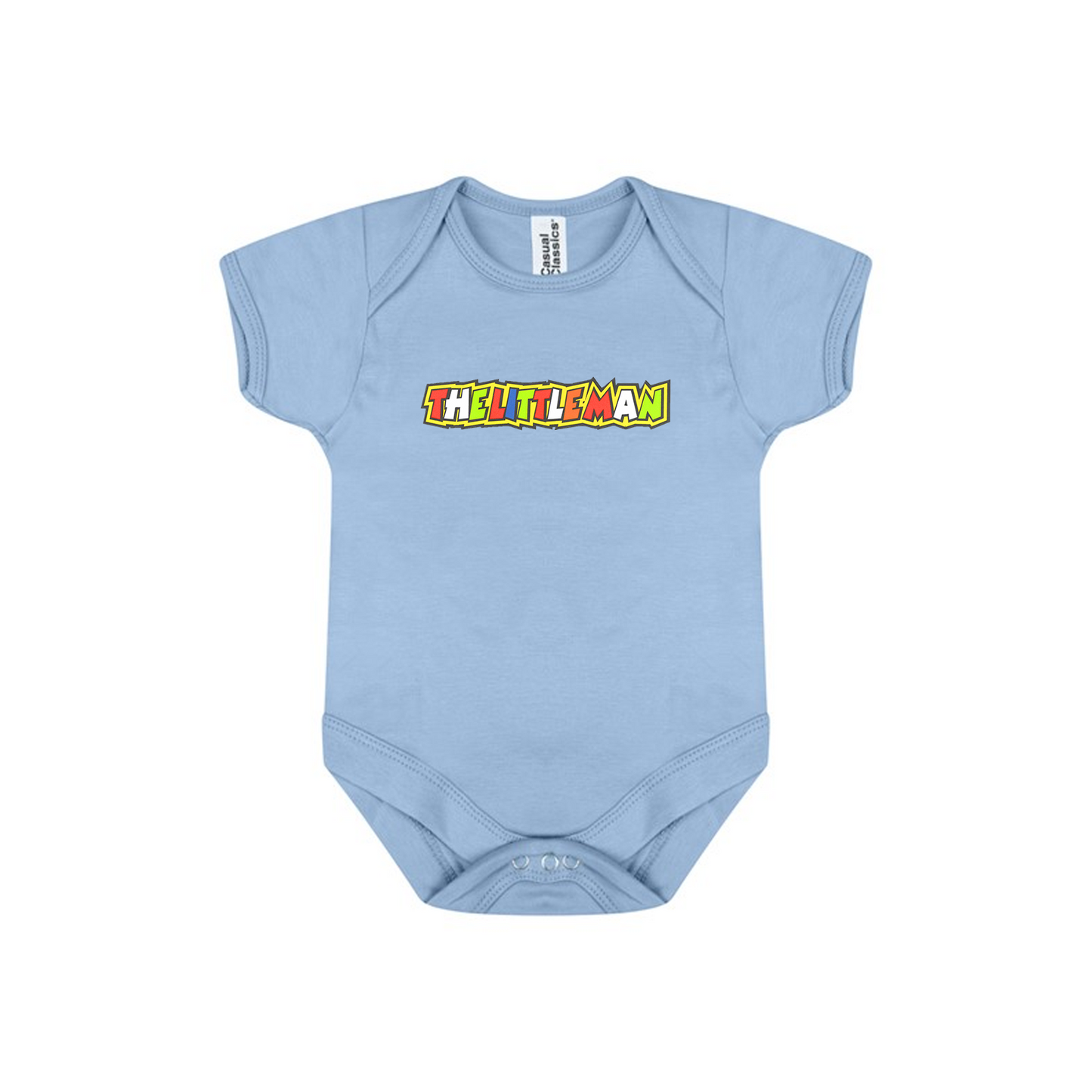 Baby Bodysuit Vest With Colourful Decal - The Littleman