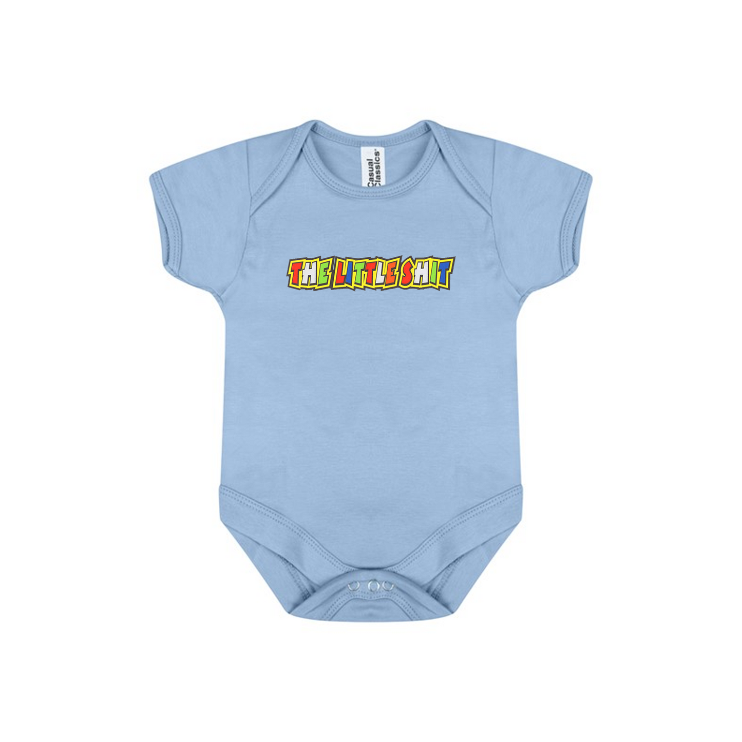 Baby Bodysuit Vest With Colourful Decal - The Little Shit