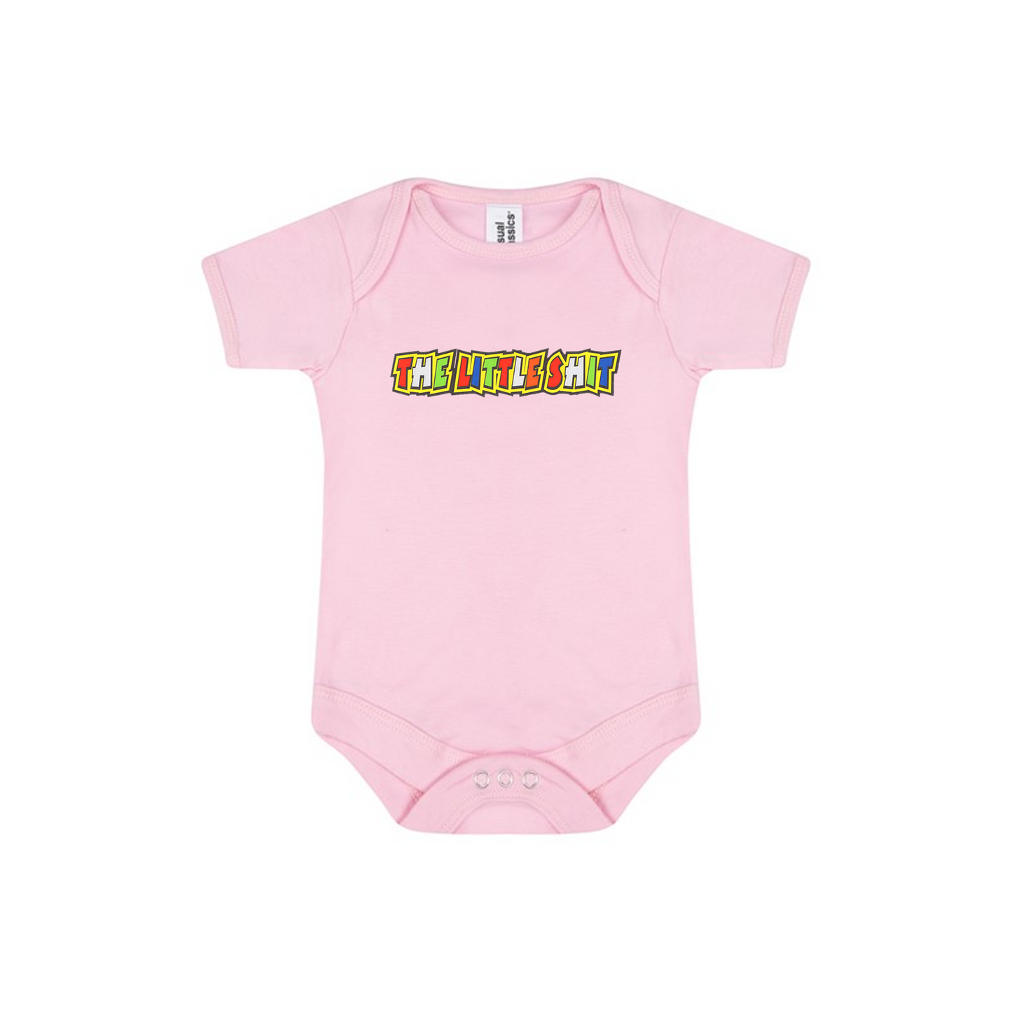 Baby Bodysuit Vest With Colourful Decal - The Little Shit