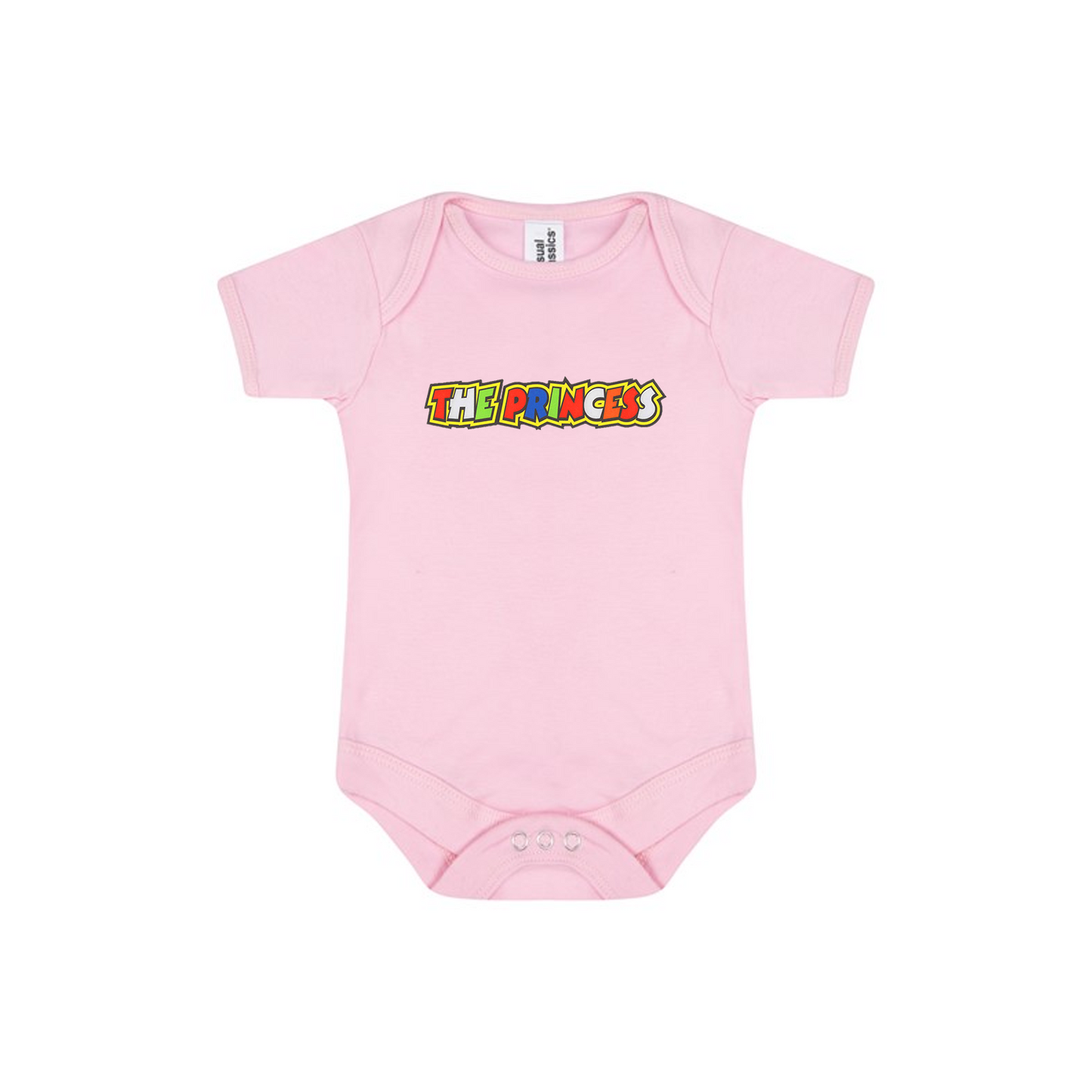 Baby Bodysuit Vest With Colourful Decal - The Princess