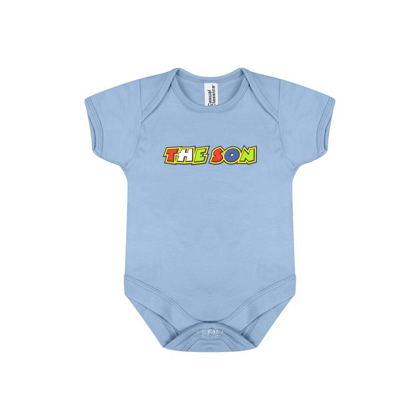 Baby Bodysuit Vest With Colourful Decal - The Son