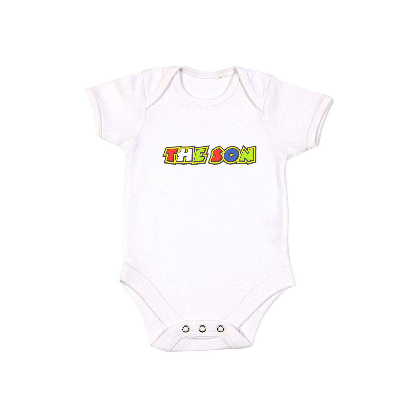 Baby Bodysuit Vest With Colourful Decal - The Son