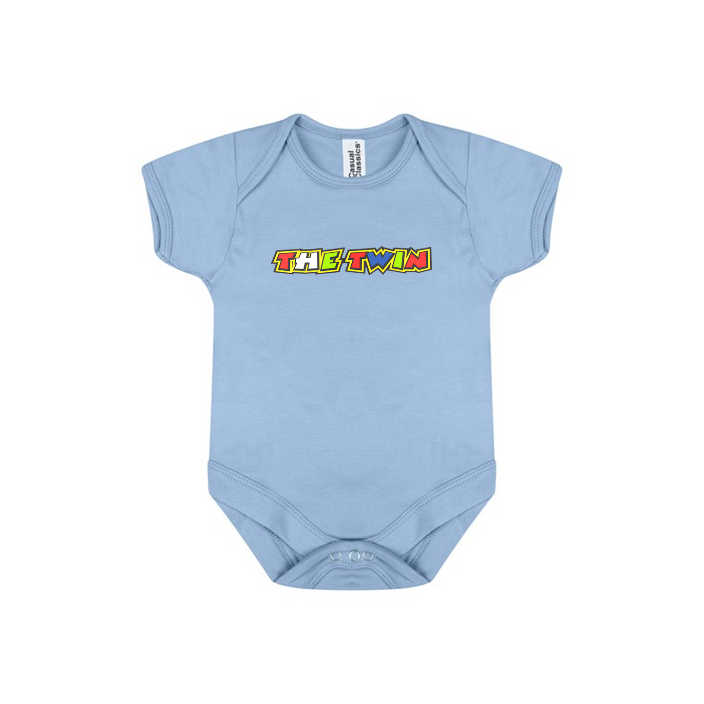 Baby Bodysuit Vest With Colourful Decal - The Twin