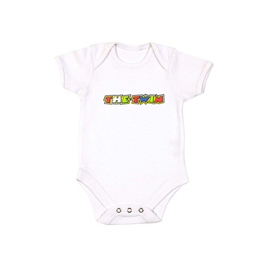 Baby Bodysuit Vest With Colourful Decal - The Twin