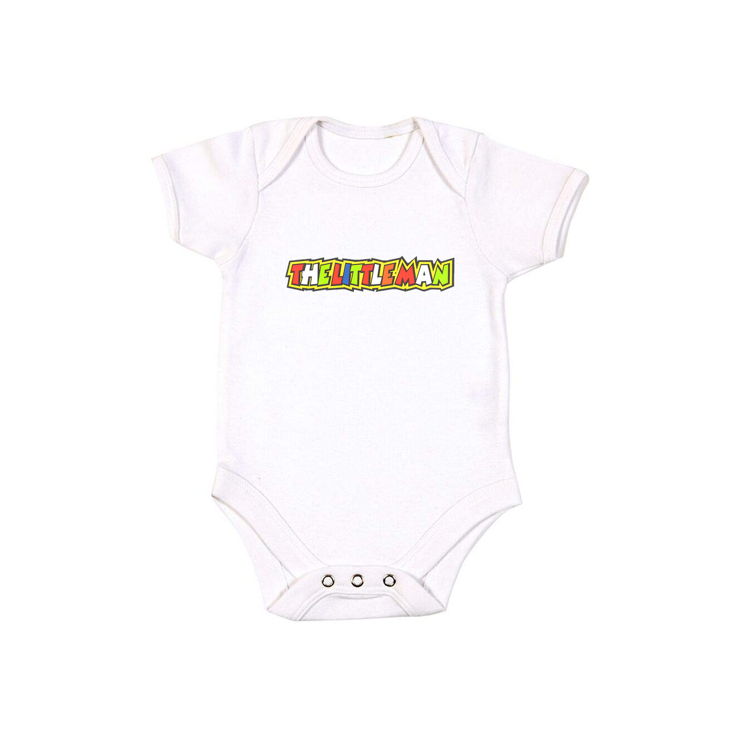 Baby Bodysuit Vest With Colourful Decal - The Littleman