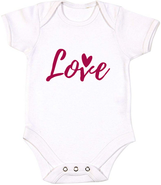 Baby Bodysuit Vest With Love Logo