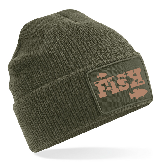 Fish Cameo Fishing Beanie