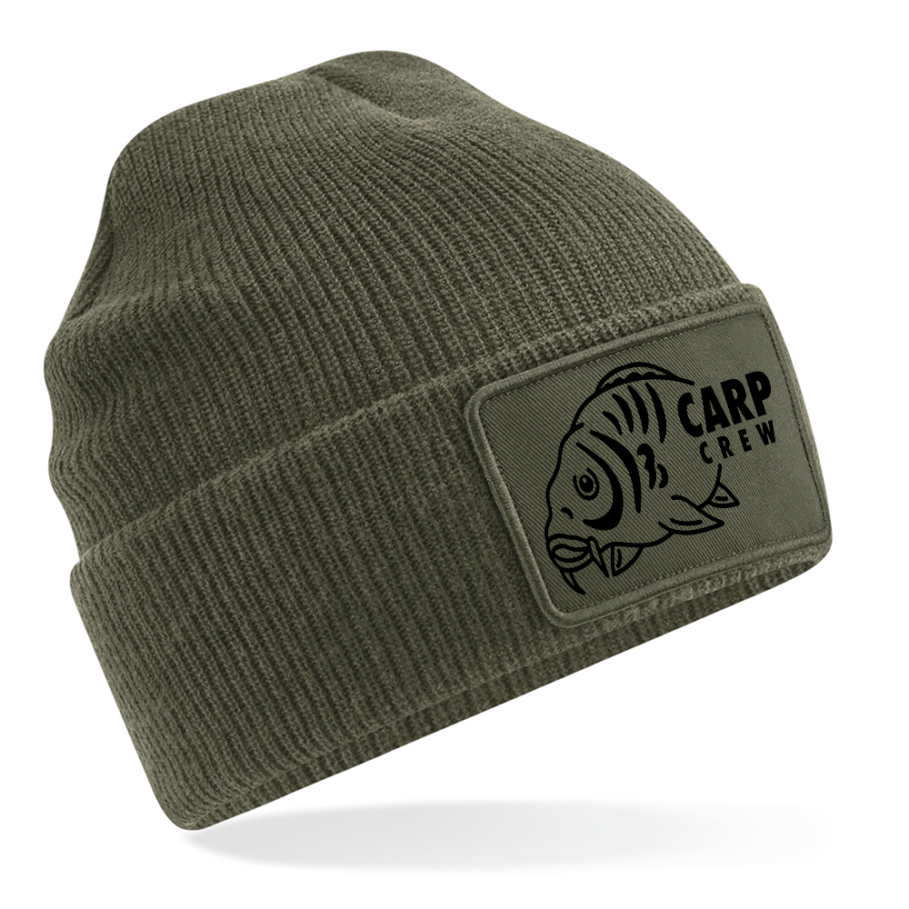 Fishing Beanie With Carp Crew Logo