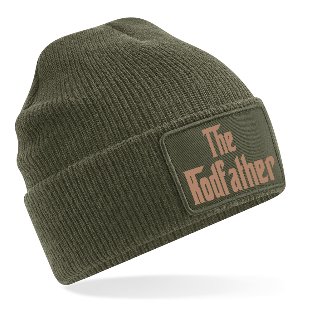 Fishing Beanie With The Rod Father Logo