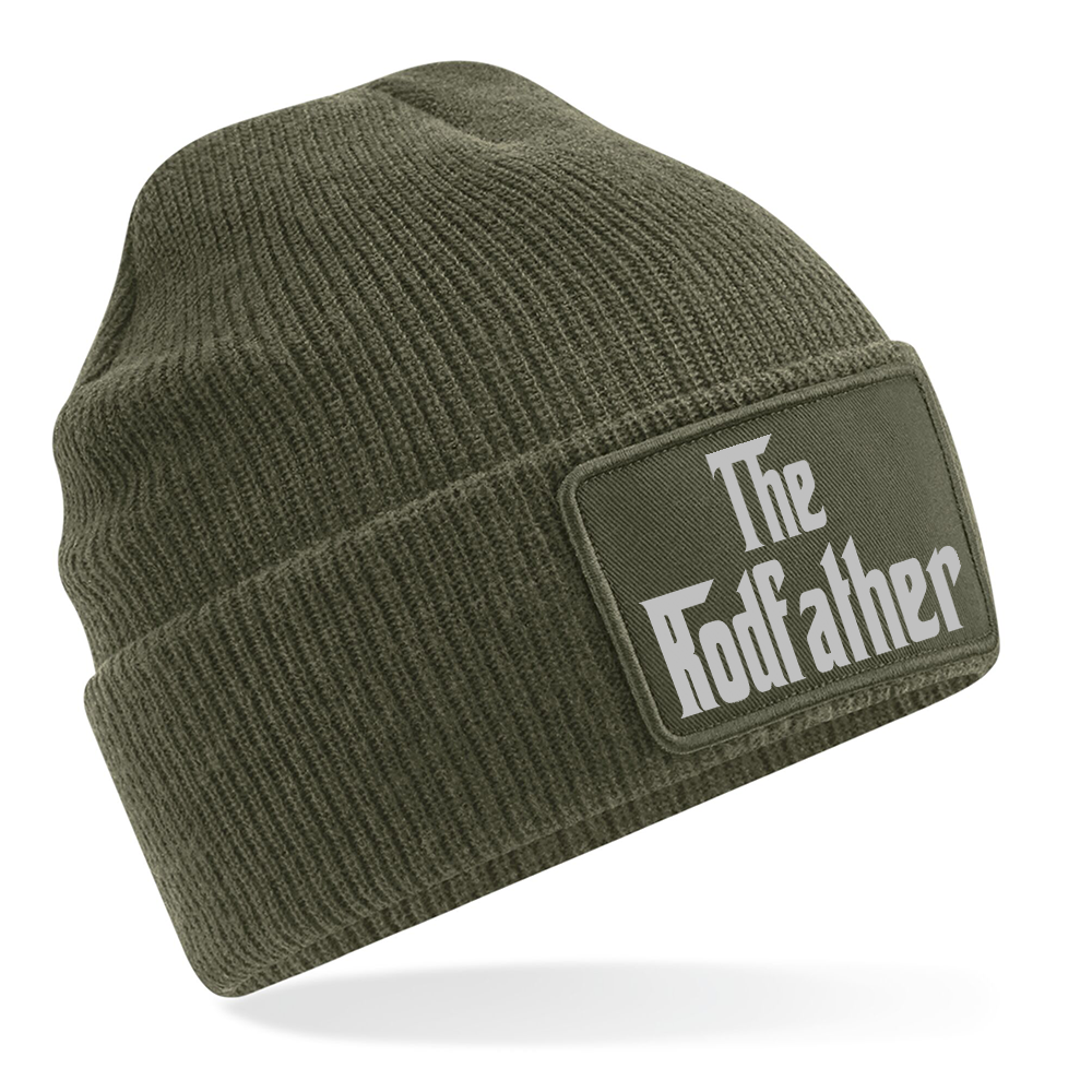 Fishing Beanie With The Rod Father Logo