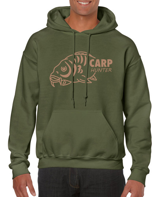 Carp Hunter Fishing Hoodie – Large Logo