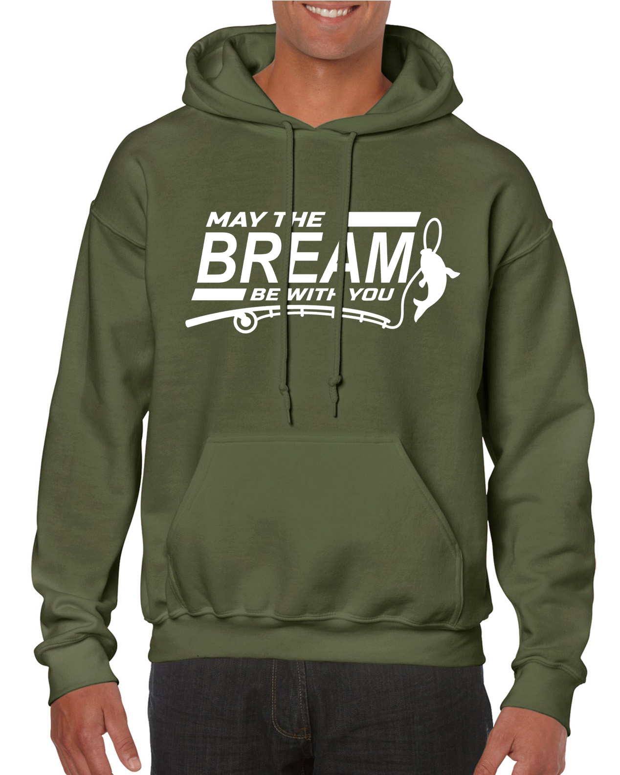 Fishing Hoodie With May The Bream Be With You