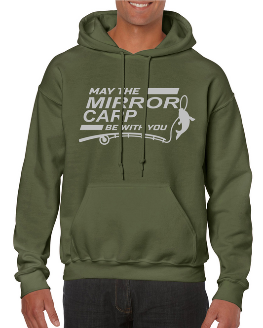 May The Mirror Carp Be With You Fishing Hoodie