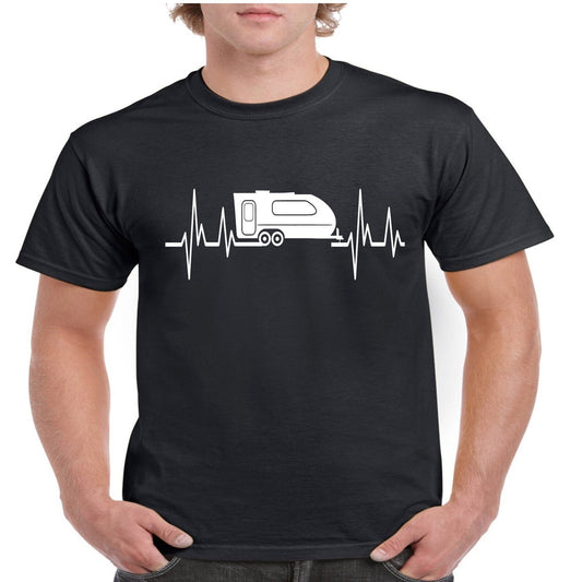 Novelty T Shirt Caravan Heartbeat