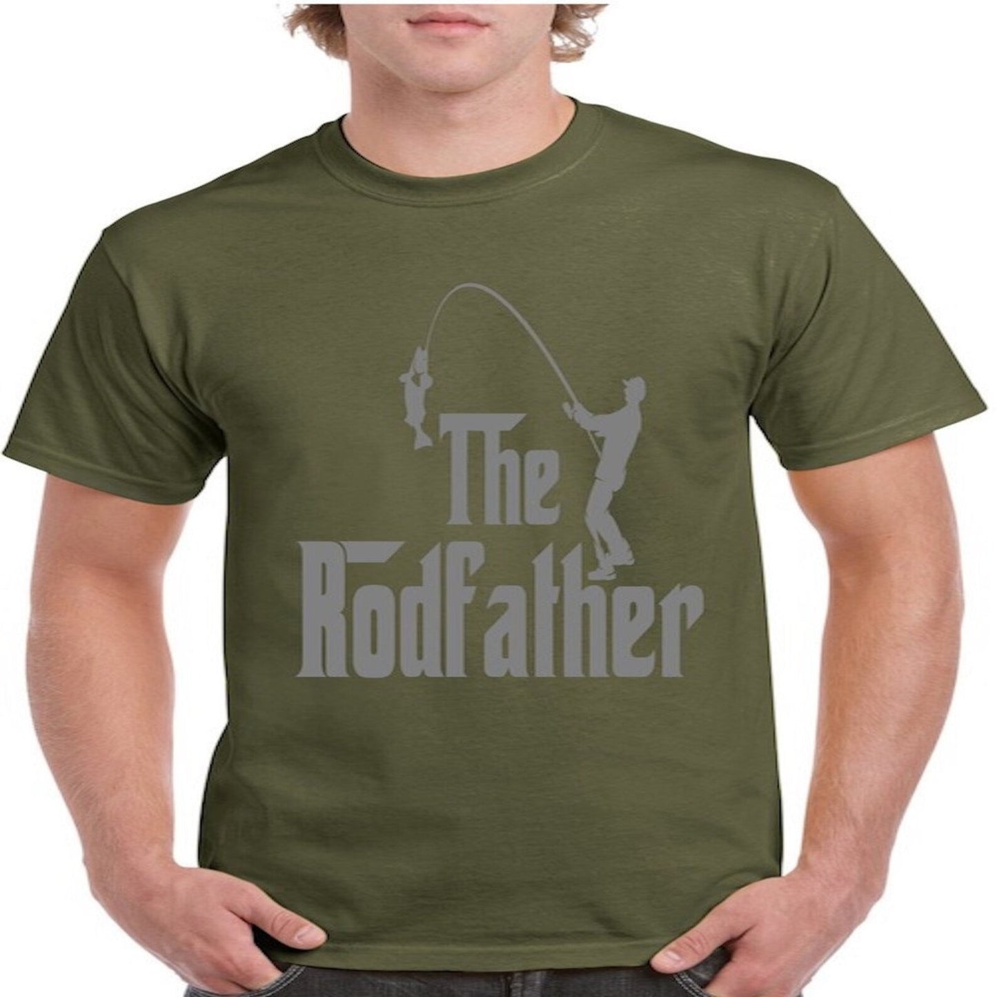 Fishing T Shirt With The Rod Father