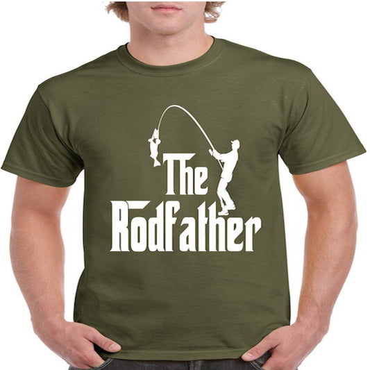 Fishing T Shirt With The Rod Father