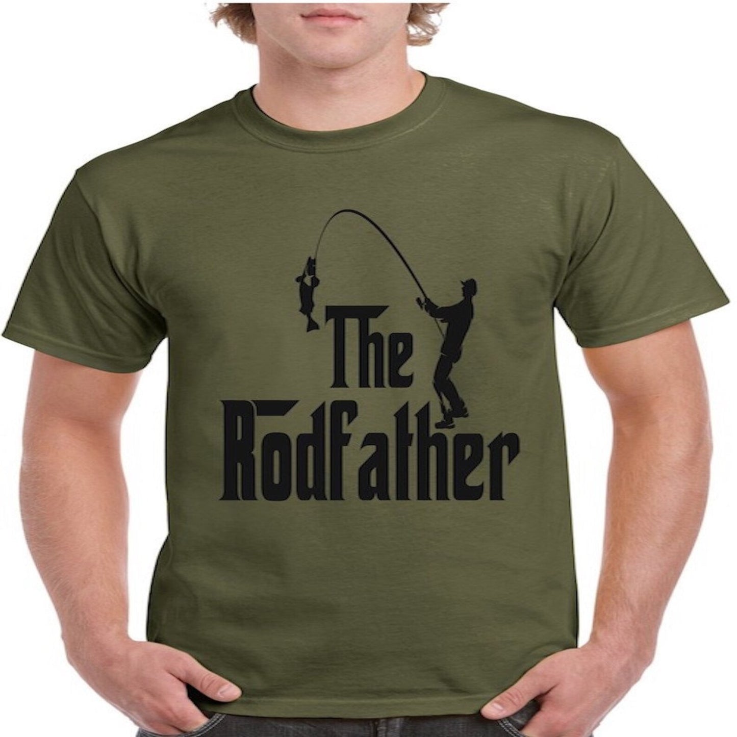 Fishing T Shirt With The Rod Father