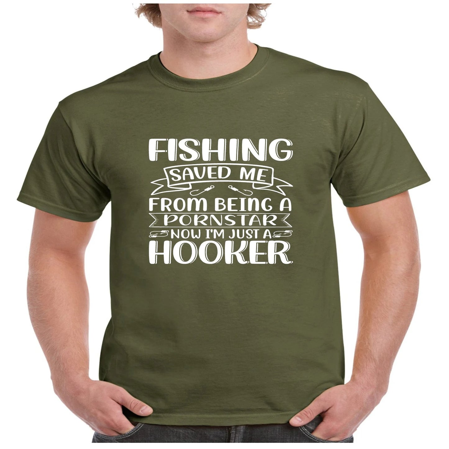 Fishing T Shirt With Fishing Saved Me