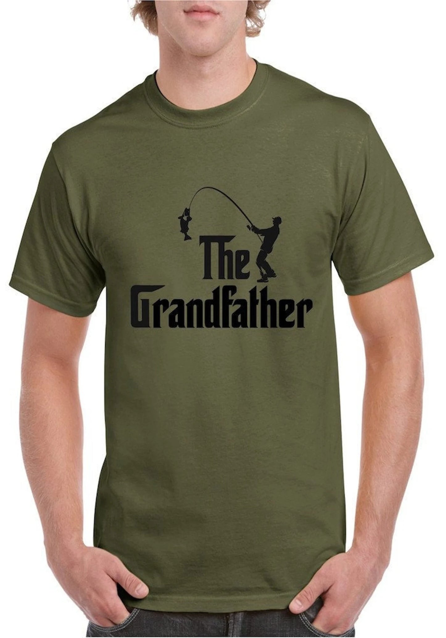 Fishing T Shirt With The Grandfather