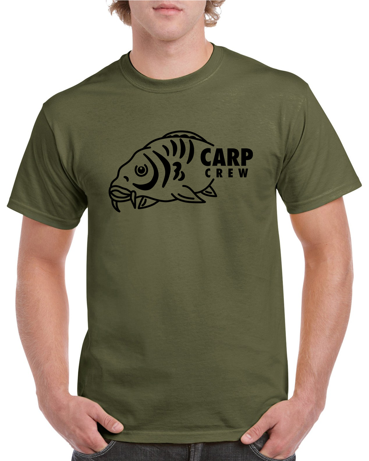 Fishing T Shirt Large Carp Crew Fish