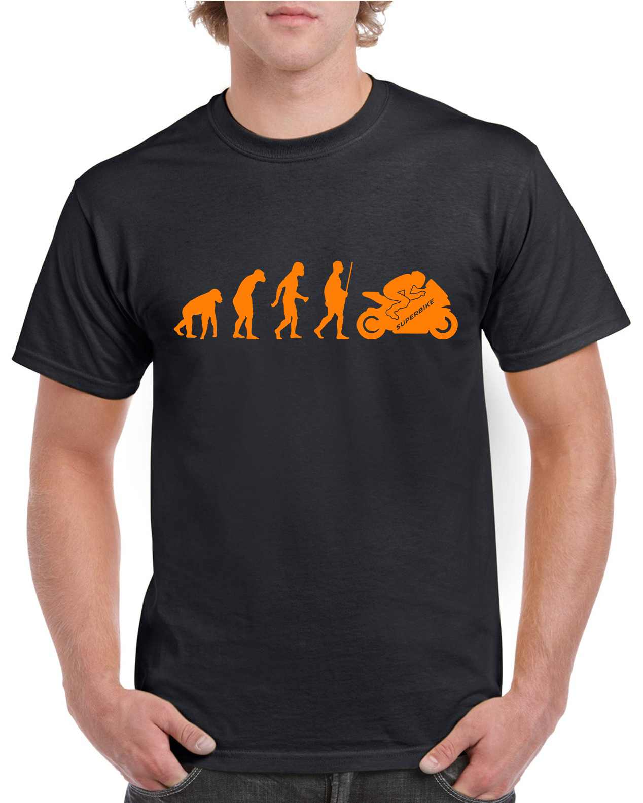 Motorcycle T Shirt With Superbike Evolution