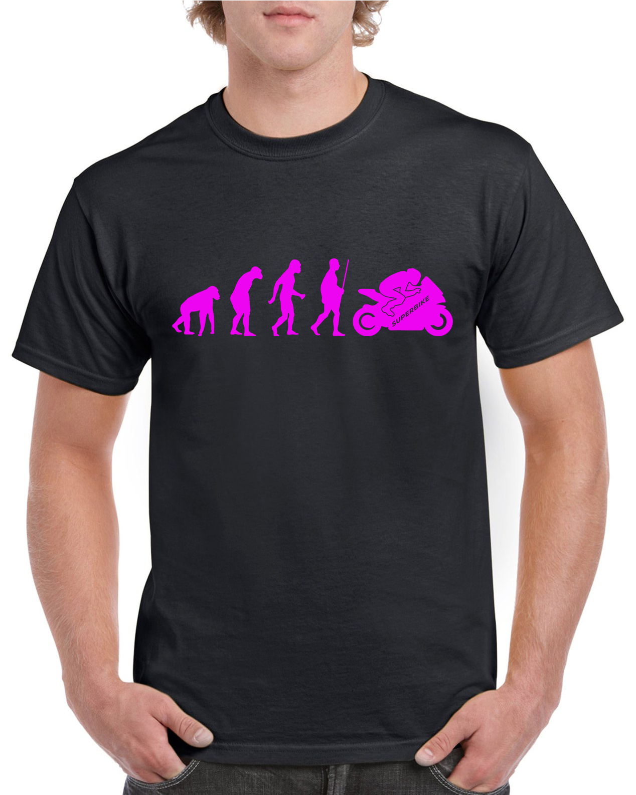 Motorcycle T Shirt With Superbike Evolution