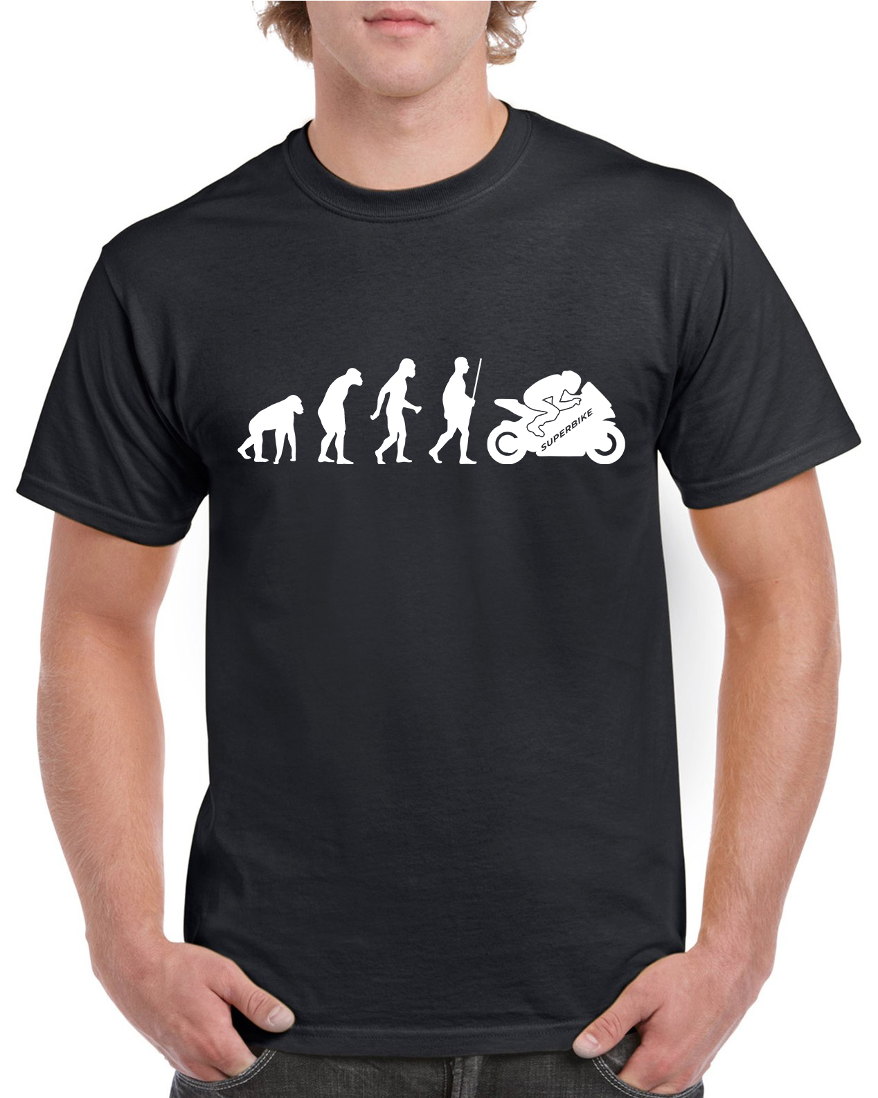 Motorcycle T Shirt With Superbike Evolution