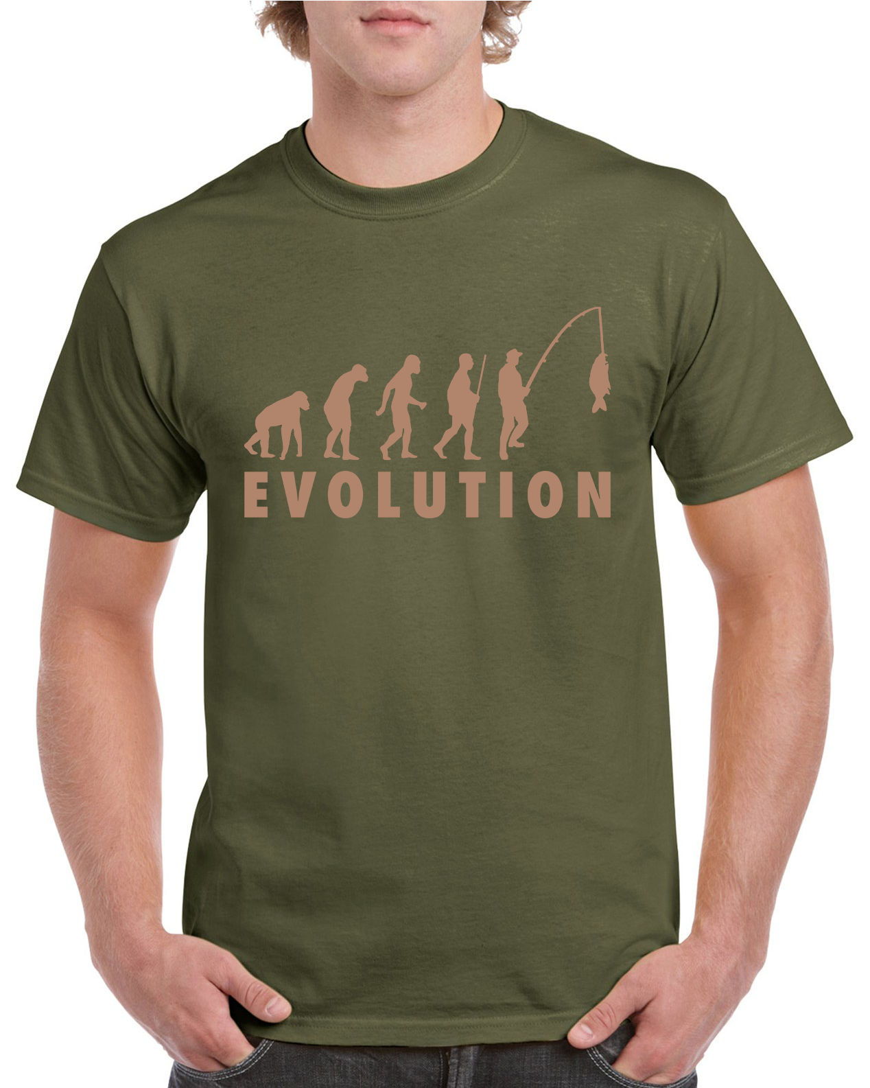 Fishing T Shirt Fishing Evolution With Text