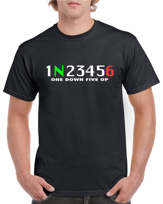 One Down Five Up Motorcycle T-Shirt