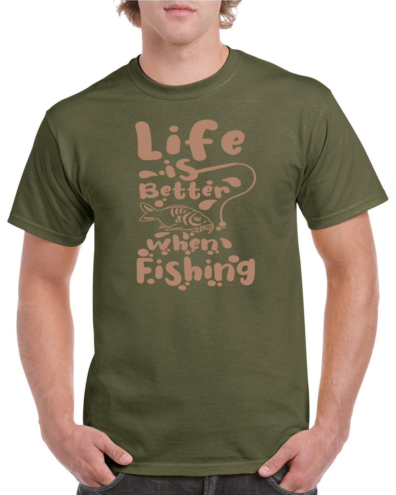 Fishing T Shirt With Life Is Better When Fishing