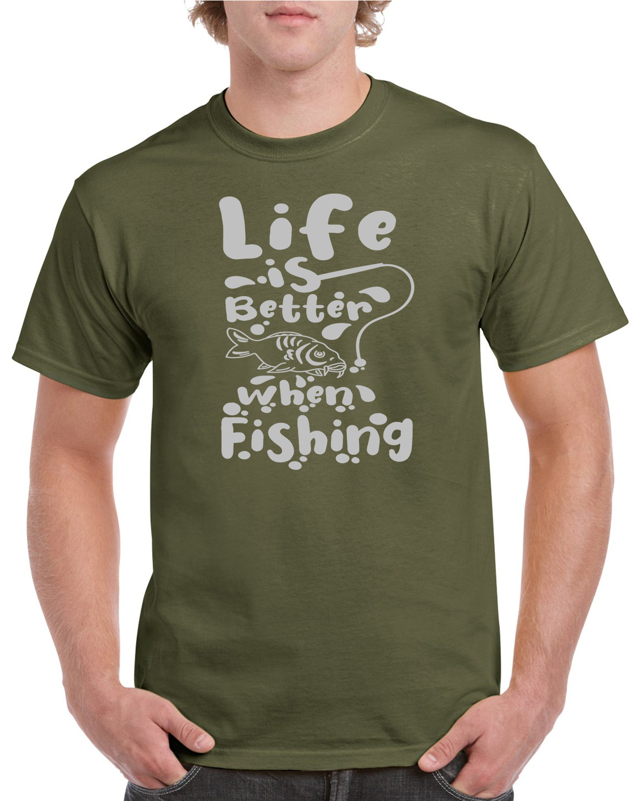 Fishing T Shirt With Life Is Better When Fishing