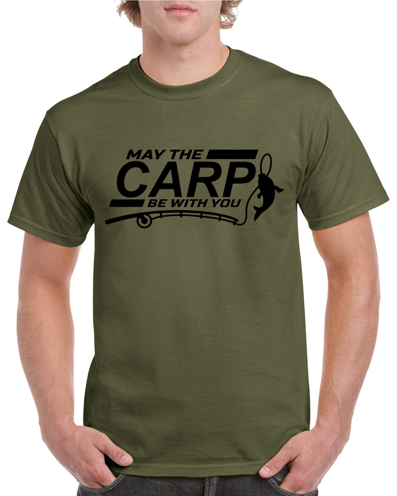 Fishing T Shirt May The Carp Be With you