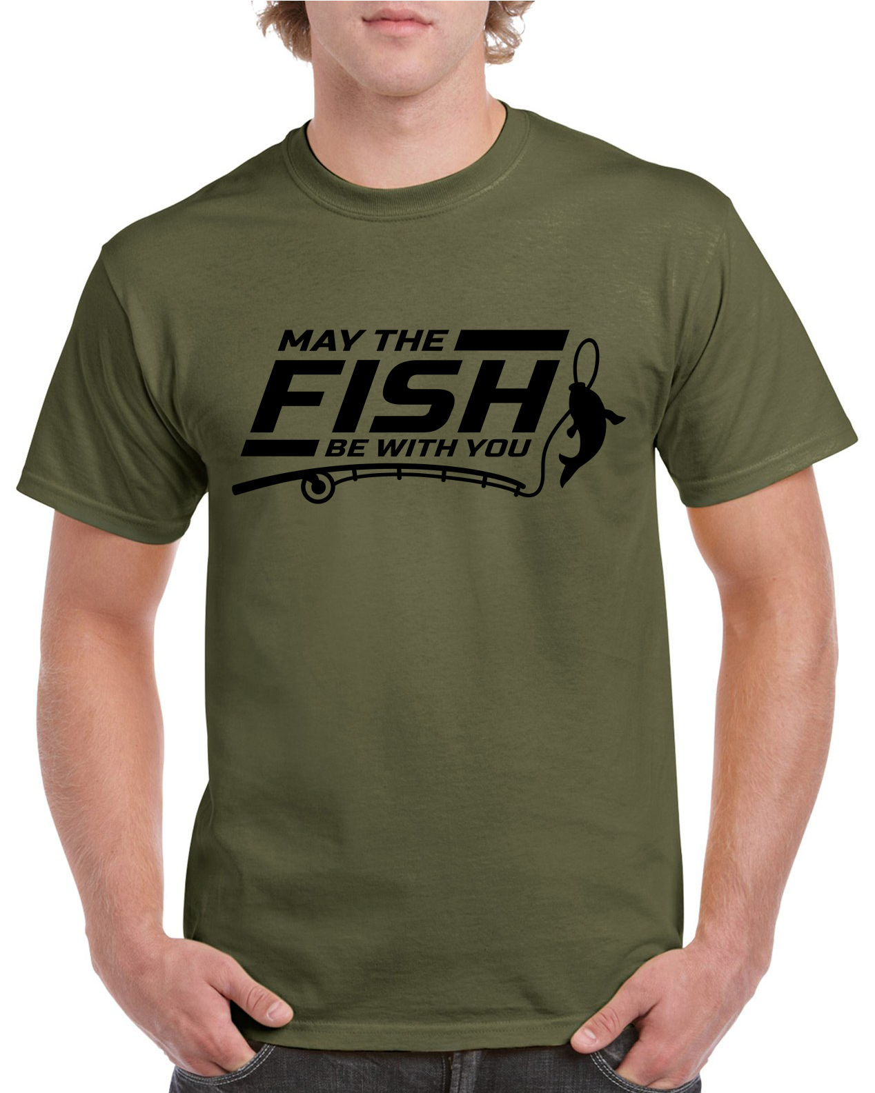 Fishing T Shirt May The Fish Be With you