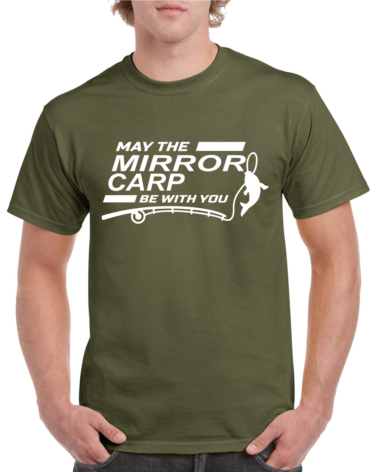 Fishing T Shirt May The Mirror Carp Be With you